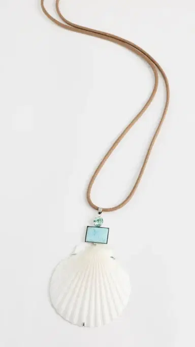 Jennifer Behr Ailsa Necklace Larimar One Size | Thumbnail 2 Jennifer Behr Ailsa Necklace Larimar One Size | Thumbnail 2