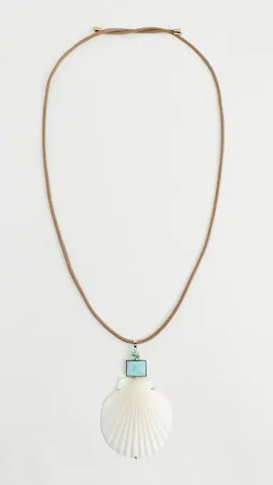 Jennifer Behr Ailsa Necklace Larimar One Size | Thumbnail 4 Jennifer Behr Ailsa Necklace Larimar One Size | Thumbnail 4