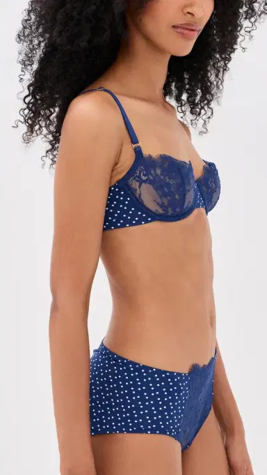 Skarlett Blue Entice Balconette Bra Nocturnal Polka Dot | Thumbnail 4 Skarlett Blue Entice Balconette Bra Nocturnal Polka Dot | Thumbnail 4