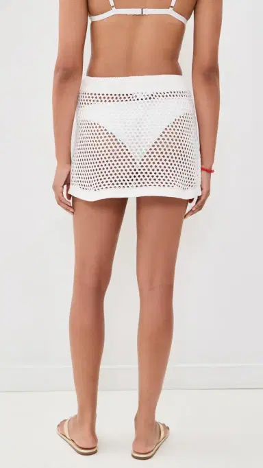 MINKPINK oleia Mini Skirt White/Multi | Thumbnail 3 MINKPINK oleia Mini Skirt White/Multi | Thumbnail 3