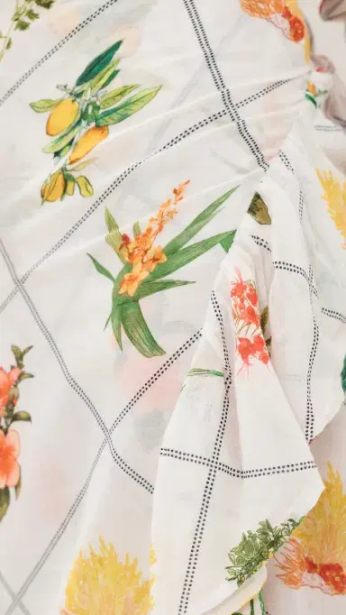 Coniglio Palm Beach Ruffle Power Pareo Florida Frame Cracked Coconut | Thumbnail 6 Coniglio Palm Beach Ruffle Power Pareo Florida Frame Cracked Coconut | Thumbnail 6