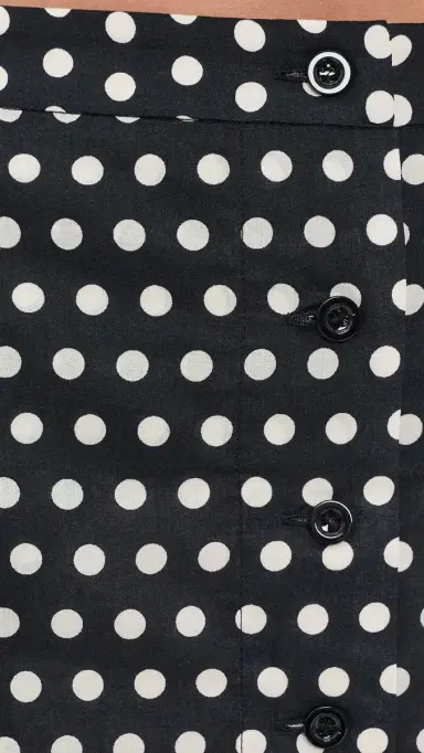 FRAME The Polka Dot Skirt Black multi | Thumbnail 6 FRAME The Polka Dot Skirt Black multi | Thumbnail 6