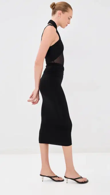 Wardrobe.NYC WARDROBE. NYC Translucent Midi Skirt Black | Thumbnail 5 Wardrobe.NYC WARDROBE. NYC Translucent Midi Skirt Black | Thumbnail 5