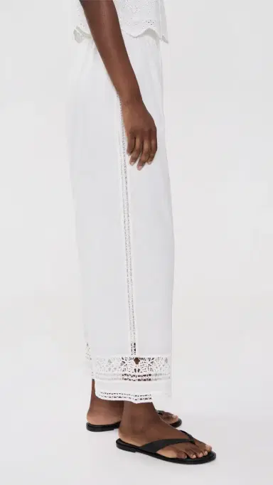 Z Supply Scout Embroidered Pants White | Thumbnail 4 Z Supply Scout Embroidered Pants White | Thumbnail 4