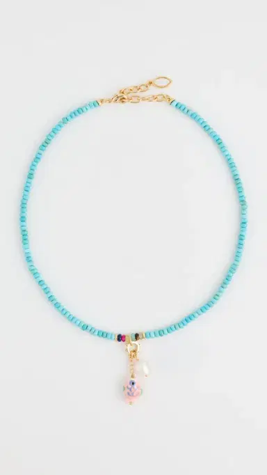 Mignonne Gavigan Whimsy Necklace Turquoise One Size | Thumbnail 2 Mignonne Gavigan Whimsy Necklace Turquoise One Size | Thumbnail 2
