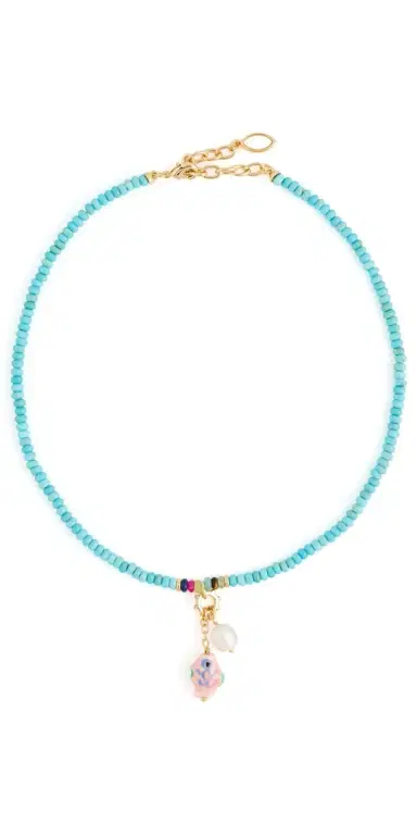 Mignonne Gavigan Whimsy Necklace Turquoise One Size | Thumbnail 1 Mignonne Gavigan Whimsy Necklace Turquoise One Size | Thumbnail 1