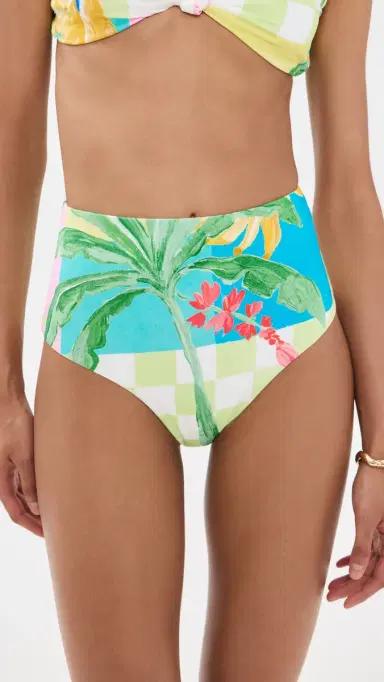 MINKPINK Palmira High Waisted Bikini Bottoms Vacation Palms | Thumbnail 2 MINKPINK Palmira High Waisted Bikini Bottoms Vacation Palms | Thumbnail 2