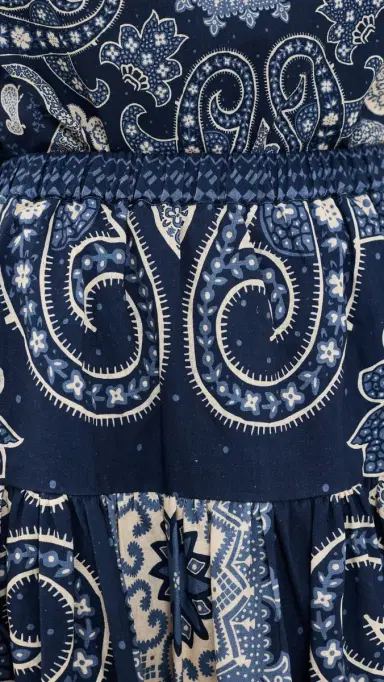 Sea Emelina Print Midi Skirt Navy | Thumbnail 6 Sea Emelina Print Midi Skirt Navy | Thumbnail 6