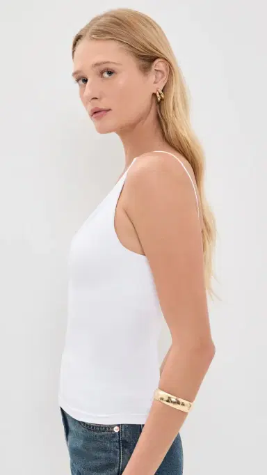 Free People Seamless V Neck Cami White | Thumbnail 4 Free People Seamless V Neck Cami White | Thumbnail 4