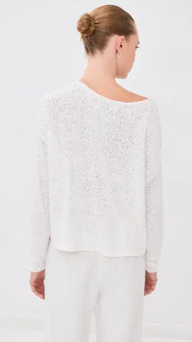 SPRWMN Off houlder Sweater White | Thumbnail 3 SPRWMN Off houlder Sweater White | Thumbnail 3