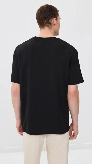 Les Deux Crew T-Shirt Black/White | Thumbnail 4 Les Deux Crew T-Shirt Black/White | Thumbnail 4