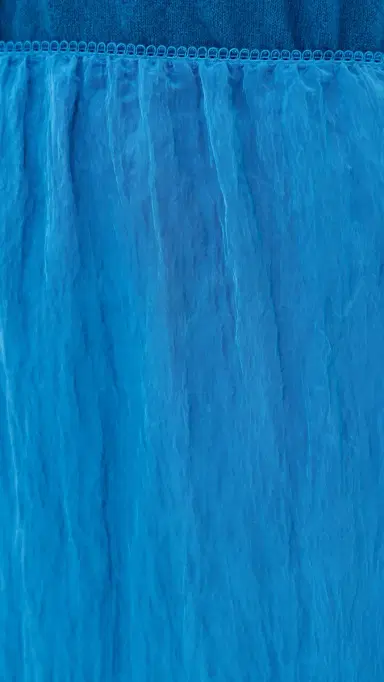 Tibi The Crinkle Slip Skirt Bright Blue | Thumbnail 6 Tibi The Crinkle Slip Skirt Bright Blue | Thumbnail 6