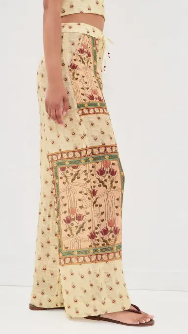 Agua Bendita Caroline Plume Embroidered Pants | Thumbnail 4 Agua Bendita Caroline Plume Embroidered Pants | Thumbnail 4