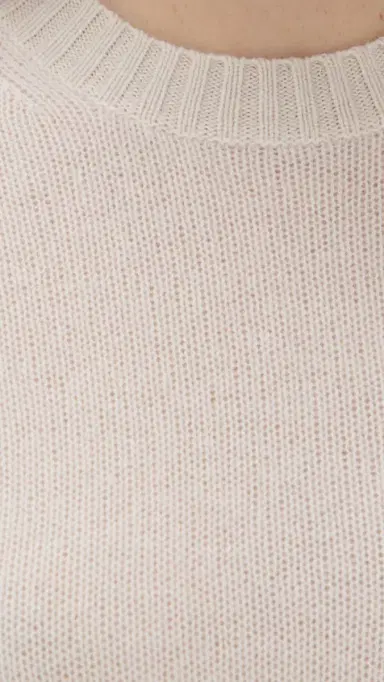 White & Warren Cashmere T-Shirt Sweater oft White | Thumbnail 6 White & Warren Cashmere T-Shirt Sweater oft White | Thumbnail 6