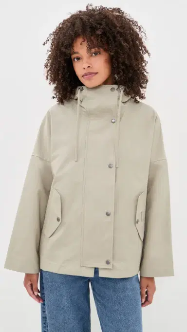 Barbour Kingswood Showerproof Jacket Light Sand/Navy Gingham 8 | Thumbnail 2 Barbour Kingswood Showerproof Jacket Light Sand/Navy Gingham 8 | Thumbnail 2