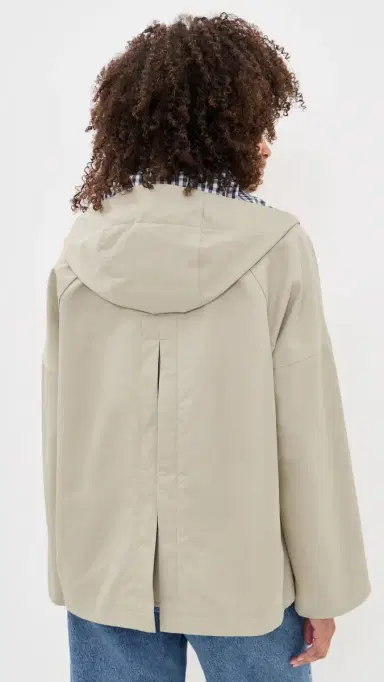 Barbour Kingswood Showerproof Jacket Light Sand/Navy Gingham 8 | Thumbnail 3 Barbour Kingswood Showerproof Jacket Light Sand/Navy Gingham 8 | Thumbnail 3