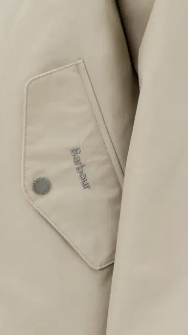 Barbour Kingswood Showerproof Jacket Light Sand/Navy Gingham 8 | Thumbnail 6 Barbour Kingswood Showerproof Jacket Light Sand/Navy Gingham 8 | Thumbnail 6