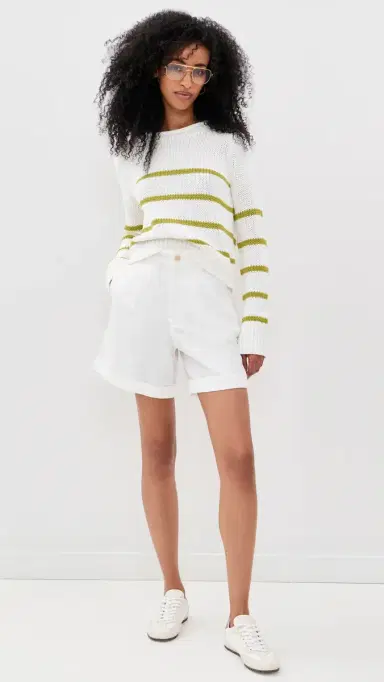 La Ligne Mini arina Sweater Cream/Key Lime | Thumbnail 5 La Ligne Mini arina Sweater Cream/Key Lime | Thumbnail 5