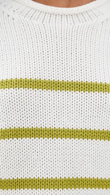 La Ligne Mini arina Sweater Cream/Key Lime | Thumbnail 6 La Ligne Mini arina Sweater Cream/Key Lime | Thumbnail 6