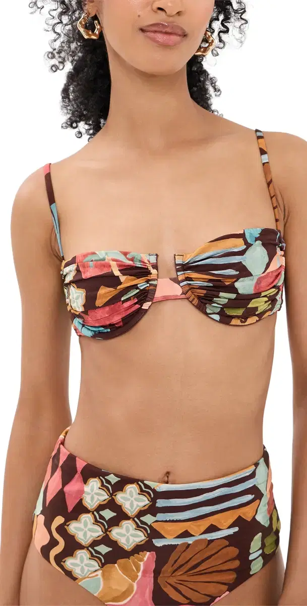 Isola Gathered Bikini Top Cocoa Coast Isola Gathered Bikini Top Cocoa Coast
