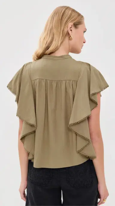 ISABEL MARANT ÉTOILE Marlie Blouse Light Bronze | Thumbnail 3 ISABEL MARANT ÉTOILE Marlie Blouse Light Bronze | Thumbnail 3