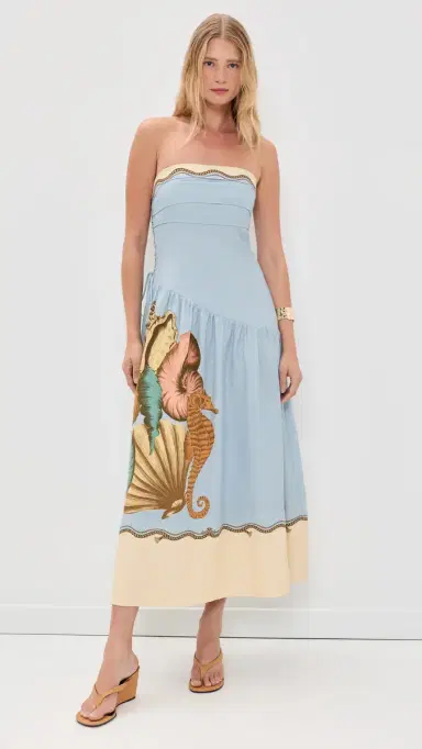 FARM Rio Rio ouvenir Mixed carf Maxi Dress Rio ouvenir Mixed carf Multi | Thumbnail 2 FARM Rio Rio ouvenir Mixed carf Maxi Dress Rio ouvenir Mixed carf Multi | Thumbnail 2