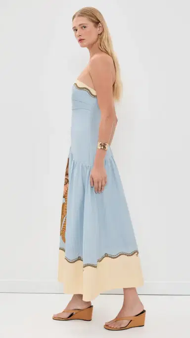 FARM Rio Rio ouvenir Mixed carf Maxi Dress Rio ouvenir Mixed carf Multi | Thumbnail 4 FARM Rio Rio ouvenir Mixed carf Maxi Dress Rio ouvenir Mixed carf Multi | Thumbnail 4