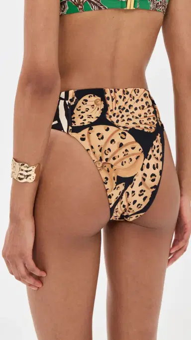 Farm Rio All Over Hot Pants Bikini Bottoms Animal M | Thumbnail 3 Farm Rio All Over Hot Pants Bikini Bottoms Animal M | Thumbnail 3