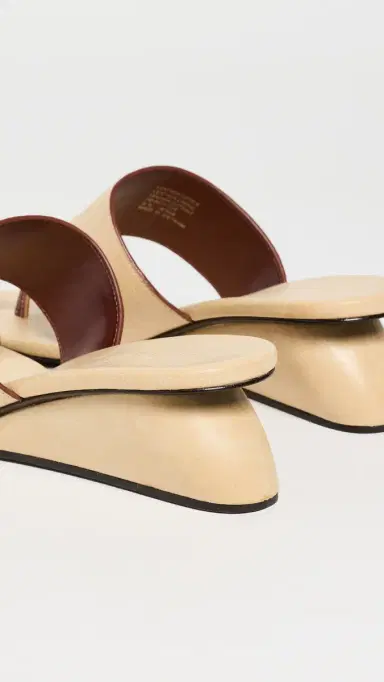 Tory Burch Pierced Wedge Sandals Smoky Tan 6 | Thumbnail 4 Tory Burch Pierced Wedge Sandals Smoky Tan 6 | Thumbnail 4