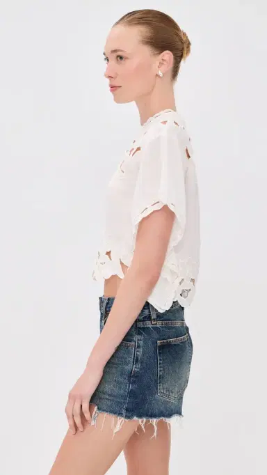 Isabel Marant Relda Top White | Thumbnail 4 Isabel Marant Relda Top White | Thumbnail 4