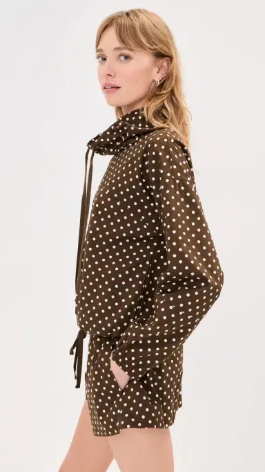 LE BOP Carson Anorak Brown/White M | Thumbnail 4 LE BOP Carson Anorak Brown/White M | Thumbnail 4