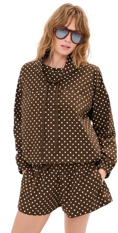 LE BOP Carson Anorak Brown/White M | Thumbnail 1 LE BOP Carson Anorak Brown/White M | Thumbnail 1