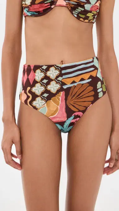 MINKPINK Isola High Waisted Bikini Bottoms Cocoa Coast | Thumbnail 2 MINKPINK Isola High Waisted Bikini Bottoms Cocoa Coast | Thumbnail 2