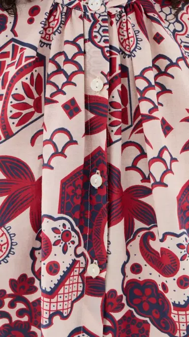 ALIX OF BOHEMIA Winnie Crimson Hive Shirt | Thumbnail 6 ALIX OF BOHEMIA Winnie Crimson Hive Shirt | Thumbnail 6