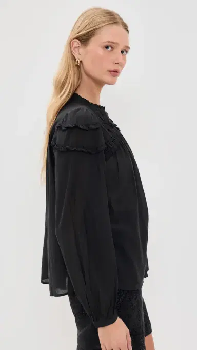 Isabel Marant Étoile Christa Top Black | Thumbnail 4 Isabel Marant Étoile Christa Top Black | Thumbnail 4