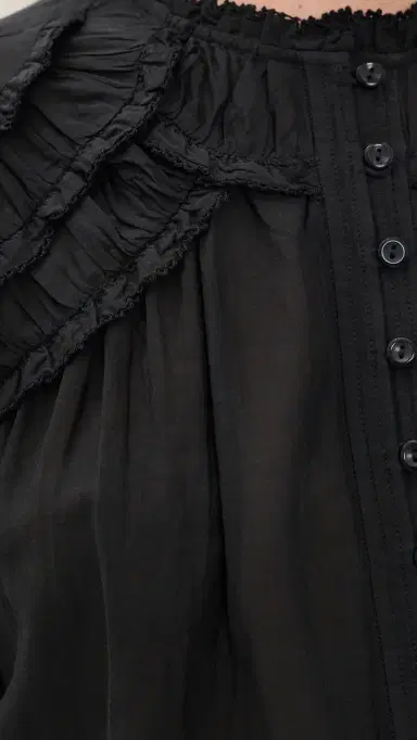 Isabel Marant Étoile Christa Top Black | Thumbnail 6 Isabel Marant Étoile Christa Top Black | Thumbnail 6