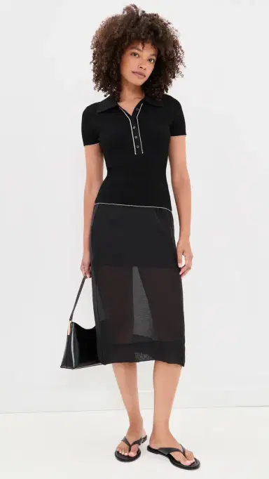 By Malene Birger Benita Polo Top Black | Thumbnail 5 By Malene Birger Benita Polo Top Black | Thumbnail 5