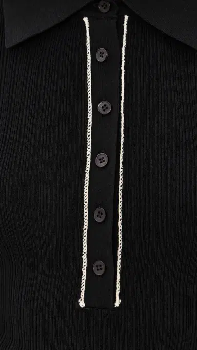 By Malene Birger Benita Polo Top Black | Thumbnail 6 By Malene Birger Benita Polo Top Black | Thumbnail 6