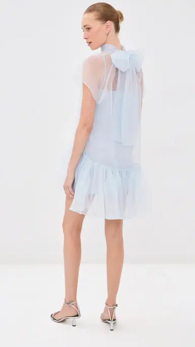 SIMKHAI Beaux Mini Dress PERIWINKLE SKY | Thumbnail 3 SIMKHAI Beaux Mini Dress PERIWINKLE SKY | Thumbnail 3