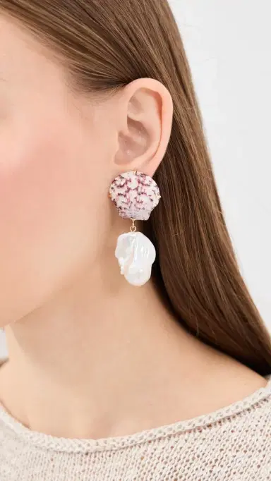 Jennifer Behr Indra Earrings Sunset One Size | Thumbnail 3 Jennifer Behr Indra Earrings Sunset One Size | Thumbnail 3