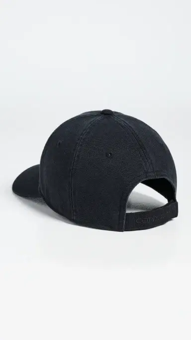 Carhartt WIP Canvas Cap Black One Size | Thumbnail 3 Carhartt WIP Canvas Cap Black One Size | Thumbnail 3