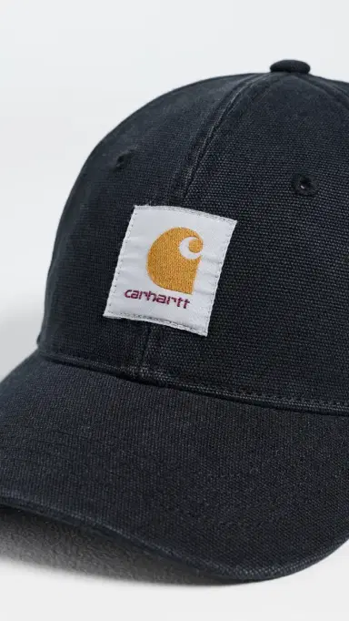 Carhartt WIP Canvas Cap Black One Size | Thumbnail 4 Carhartt WIP Canvas Cap Black One Size | Thumbnail 4