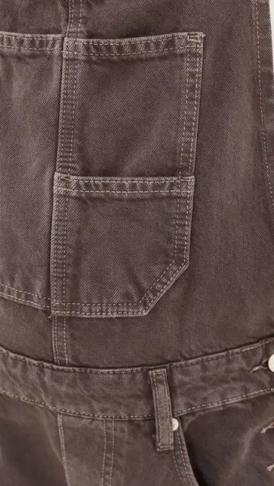 Free People Good uck Overalls CHOCOATE MOUSSE | Thumbnail 6 Free People Good uck Overalls CHOCOATE MOUSSE | Thumbnail 6