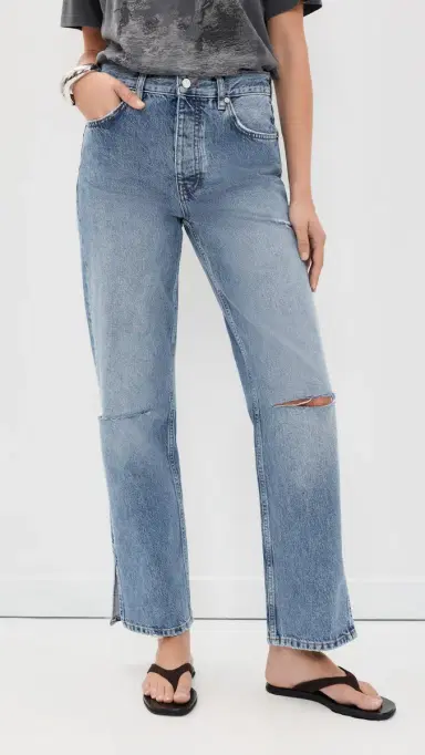 Anine Bing Roy Jeans Pacific Blue | Thumbnail 2 Anine Bing Roy Jeans Pacific Blue | Thumbnail 2