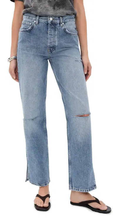 Anine Bing Roy Jeans Pacific Blue | Thumbnail 1 Anine Bing Roy Jeans Pacific Blue | Thumbnail 1