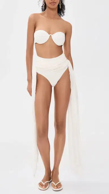 Andrea Iyamah Andes One Piece Ivory M | Thumbnail 3 Andrea Iyamah Andes One Piece Ivory M | Thumbnail 3