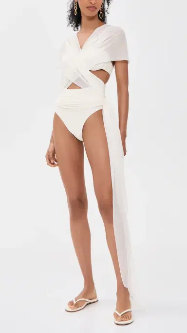 Andrea Iyamah Andes One Piece Ivory M | Thumbnail 6 Andrea Iyamah Andes One Piece Ivory M | Thumbnail 6