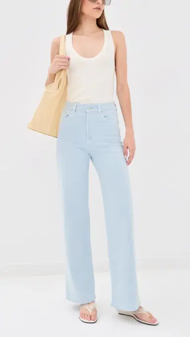 Le Jean Column Jeans Powder Blue | Thumbnail 5 Le Jean Column Jeans Powder Blue | Thumbnail 5