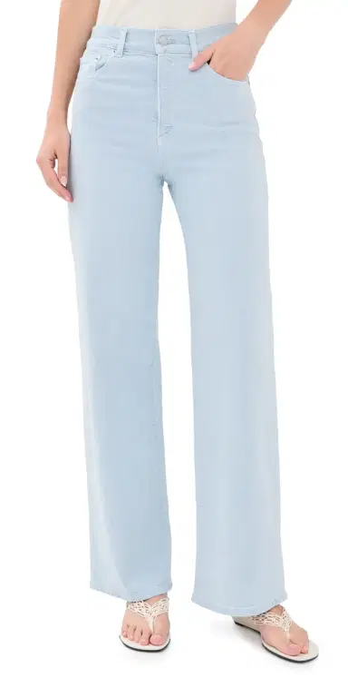 Le Jean Column Jeans Powder Blue | Thumbnail 1 Le Jean Column Jeans Powder Blue | Thumbnail 1