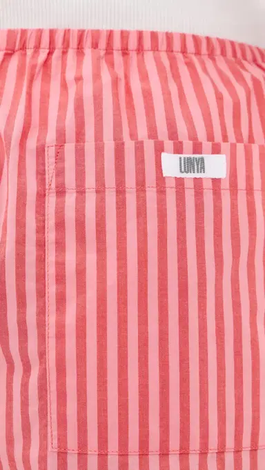 Lunya Airy Cotton Shorts unset tripe | Thumbnail 6 Lunya Airy Cotton Shorts unset tripe | Thumbnail 6